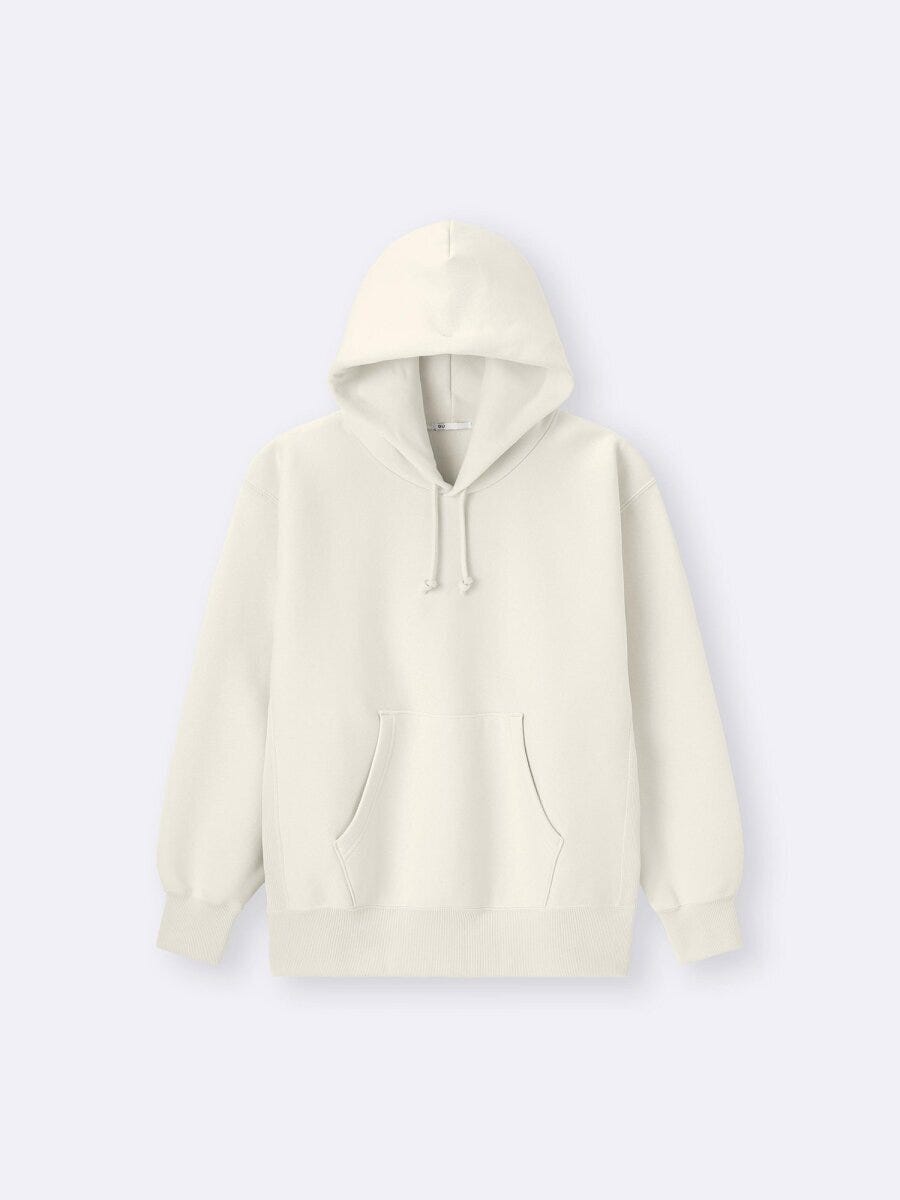 2026gu大人女性おすすめセットアップヘビーウェイトスウェットパーカ