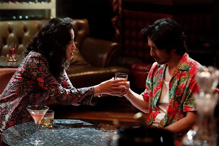 (左)渡辺真起子「マル秘の密子さん」第4話より(C)日本テレビ