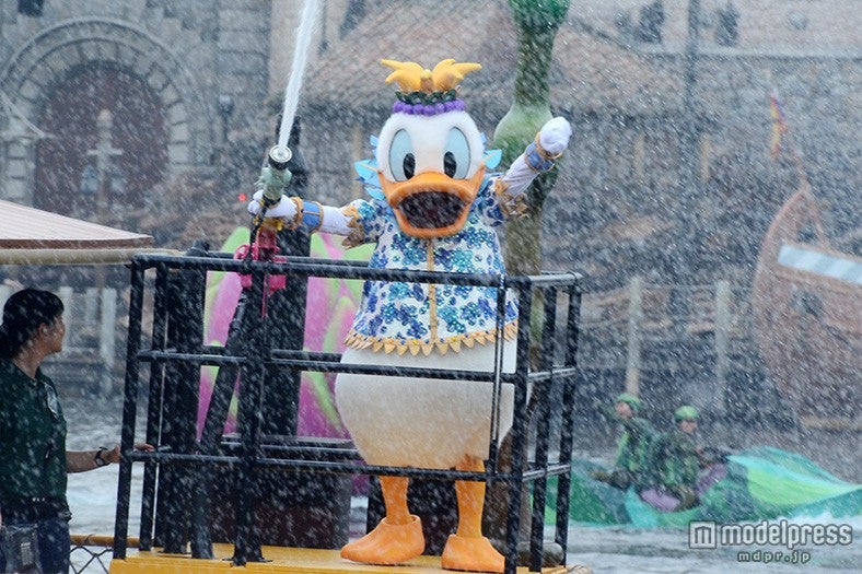 「ミニーのトロピカルスプラッシュ」ドナルド