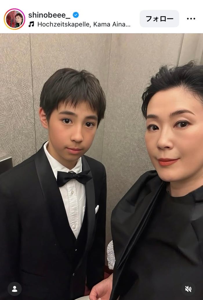寺島しのぶInstagramより