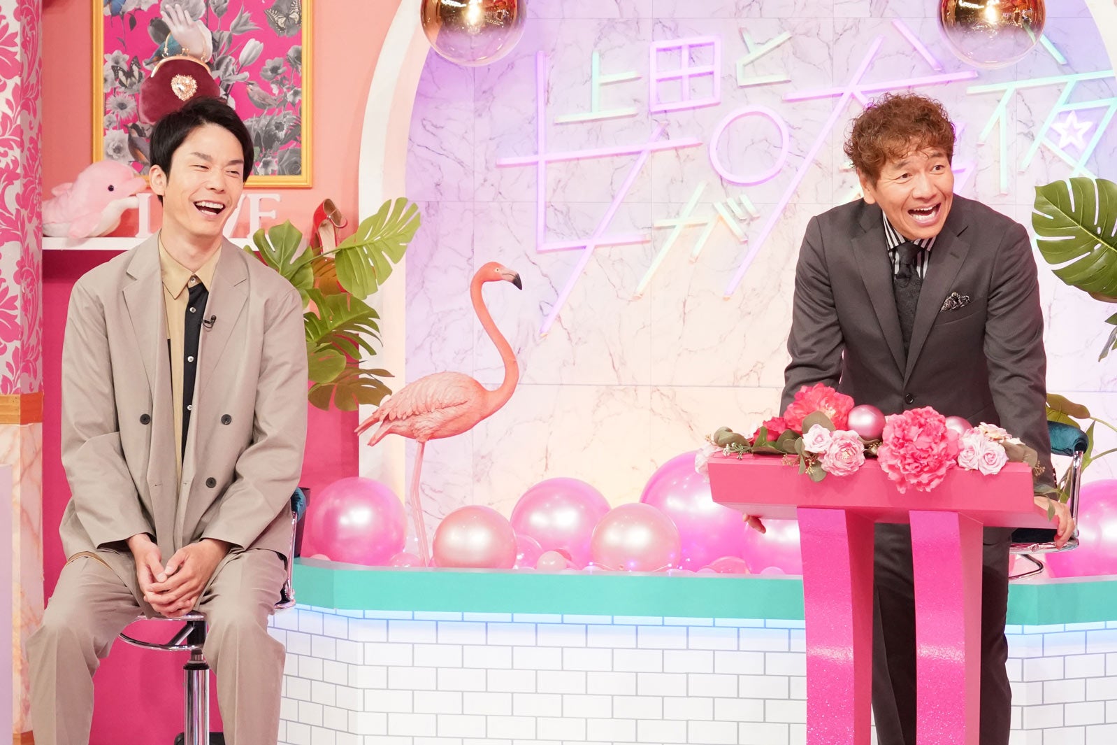 濱家隆一、上田晋也（C）日本テレビ