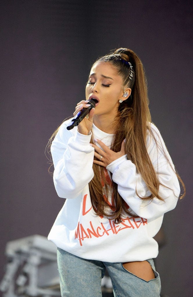 アリアナ・グランデ (「The One Love Manchester」/Photo:Getty)
