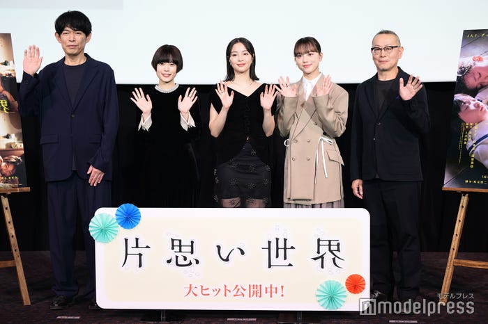 坂元裕二氏、杉咲花、広瀬すず、清原果耶、土井裕泰監督(C)モデルプレス