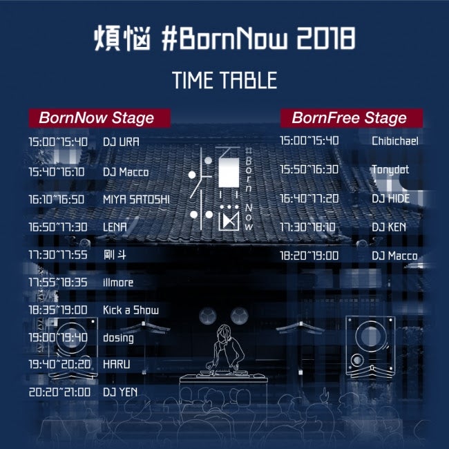 タイムテーブル／画像提供：Kresha