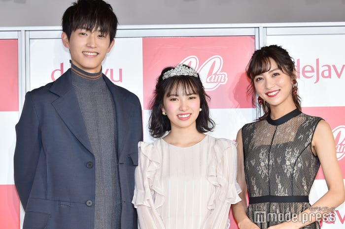 杉野遥亮、穴井樹乃さん、石川恋 (C)モデルプレス