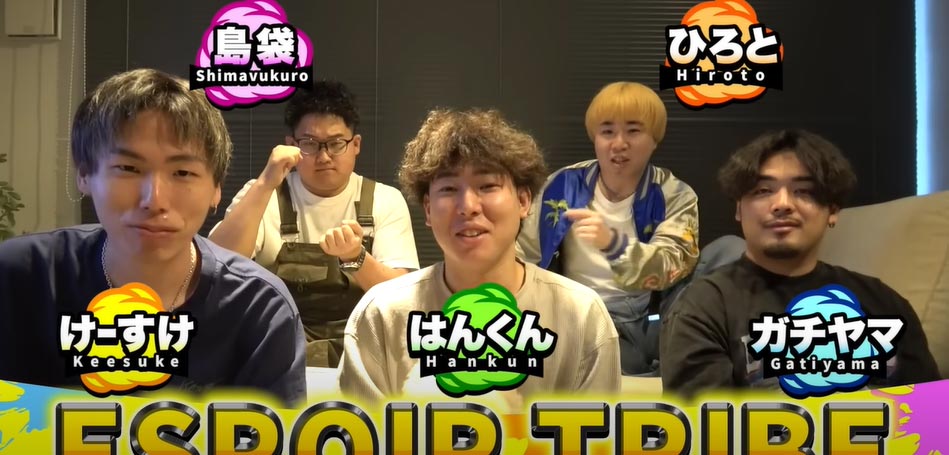 ESPOIR TRIBE -エスポワール・トライブ-公式YouTubeより