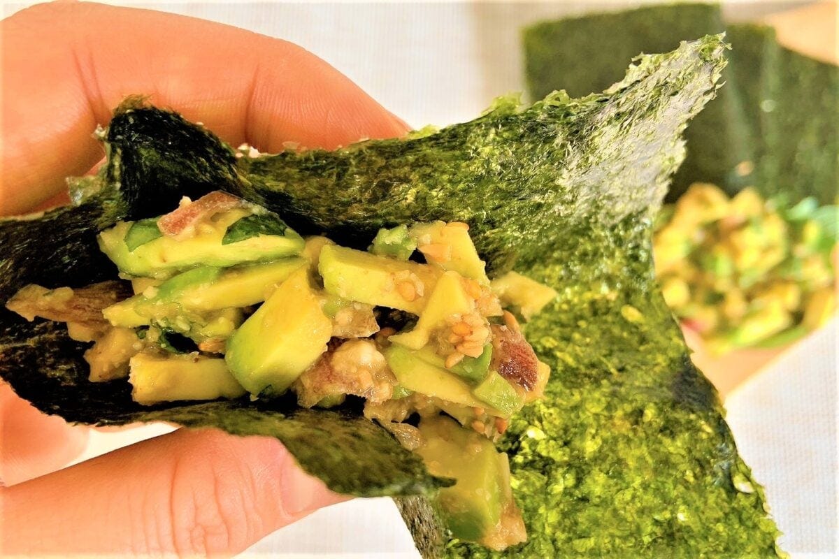 アボカドのなめろう