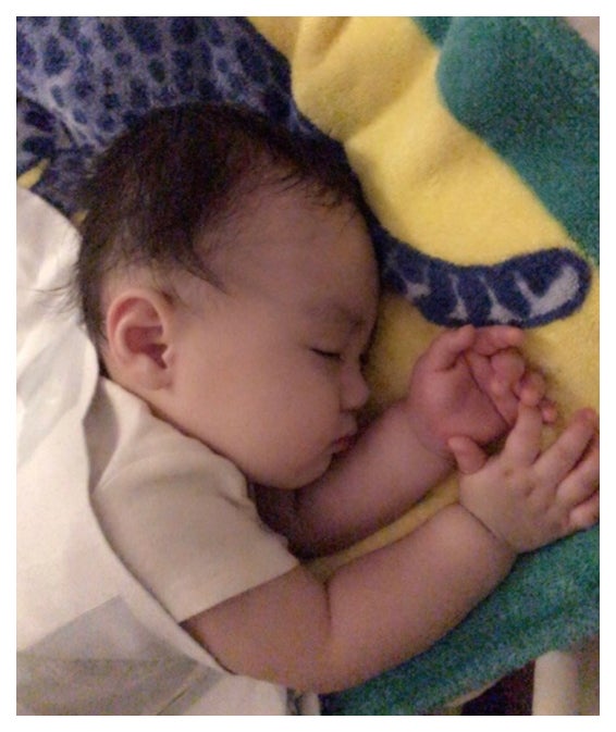 川崎希とアレクサンダーの“おちびーぬ”／川崎希オフィシャルブログ（Ameba）より