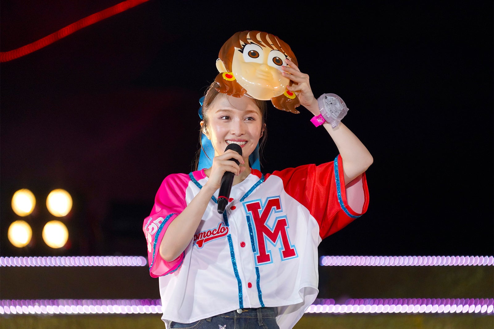 百田夏菜子「ハマの夜祭り番長襲名記念 ももクロ夏のバカ騒ぎ2025 in 横浜スタジアム」（C）増田慶