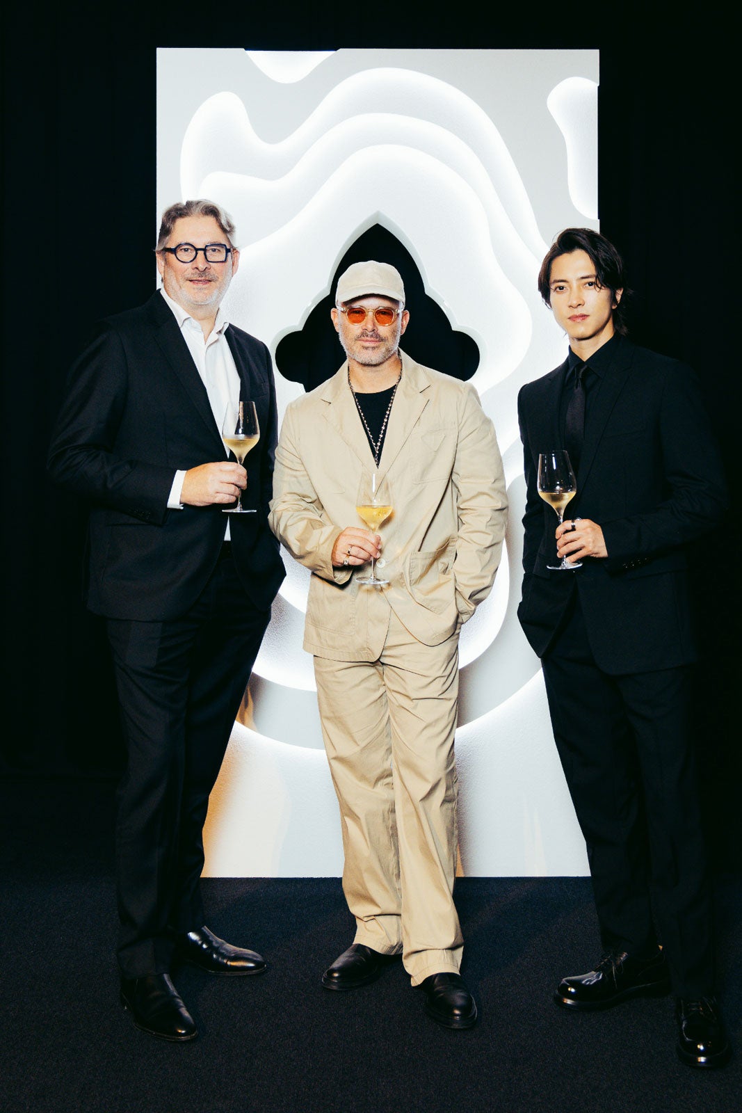 ブノワ・ゴエズ氏、ダニエル・アーシャム氏、山下智久（提供写真）