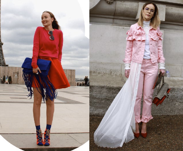 永遠の憧れ！全身カラーの“パリジェンヌ流”着こなしを真似したい（C）TOPLOG