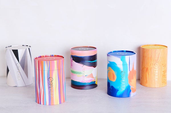 五行論にちなんだ5つの缶／画像提供：有限会社マエシン商店