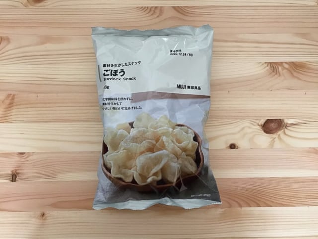 無印良品の素材を生かしたスナックごぼう