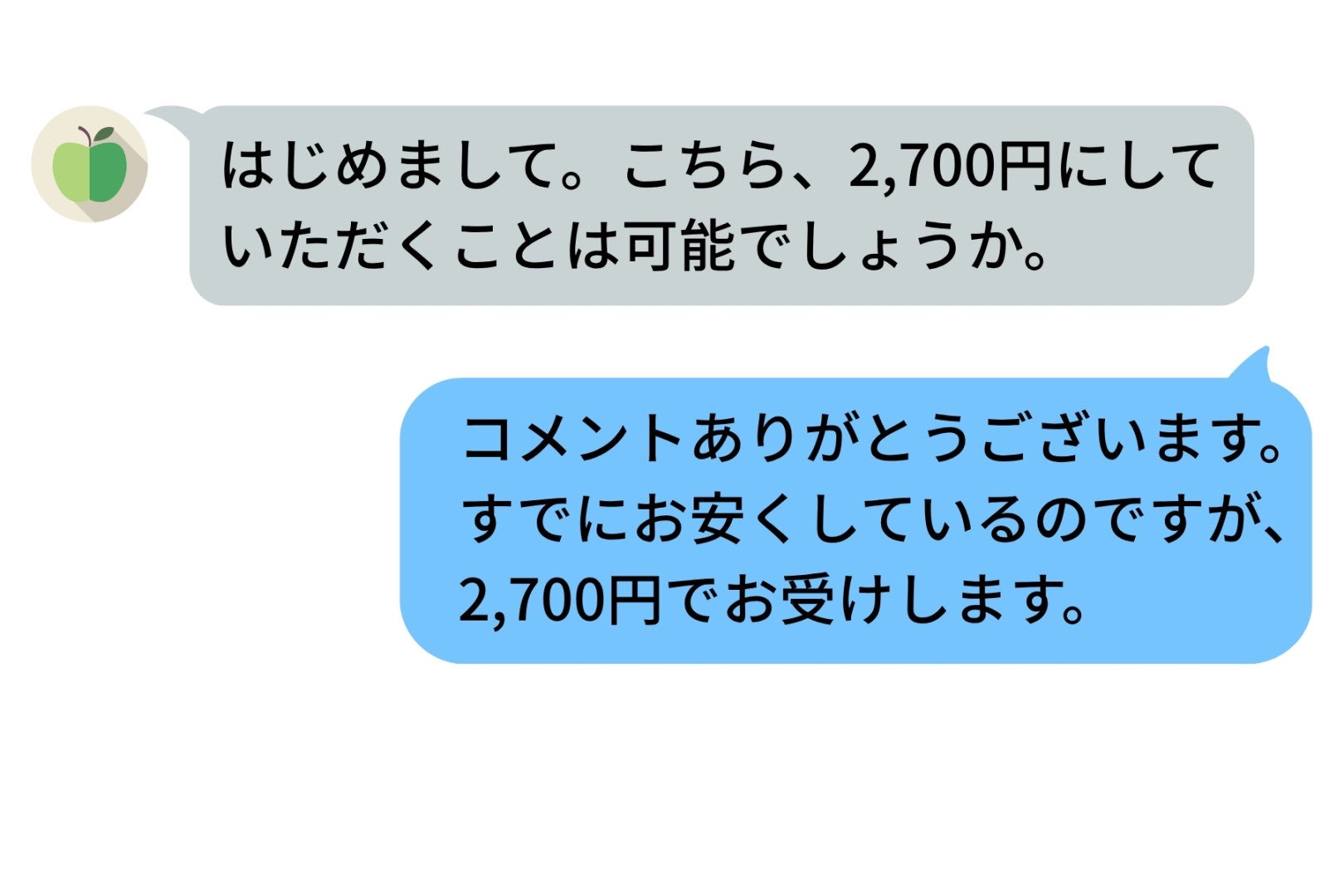 フリマで３００円値切ってきた購入者→支払いのあと、梱包しかけた私に届いたメッセージ
