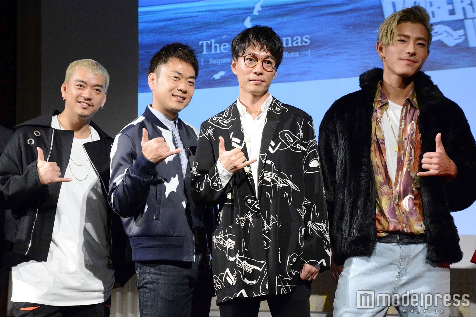 （左から）KUBO-C、GS、P-CHO、KAZUKI（C）モデルプレス