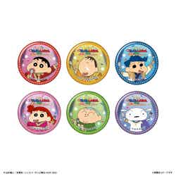 クリップ付き缶バッジ(ランダム6種)税込605円(C)臼井儀人/双葉社・シンエイ・テレビ朝日・ADK 2025