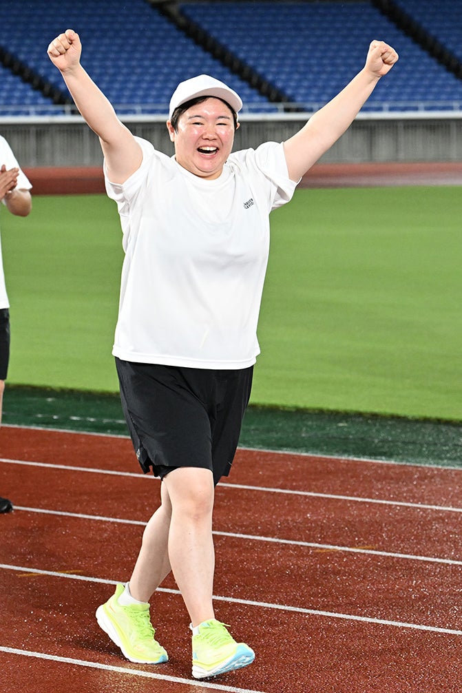 やす子「24時間テレビ」マラソン中に18食で2キロ増量「史上初のプラスで帰ってきました」