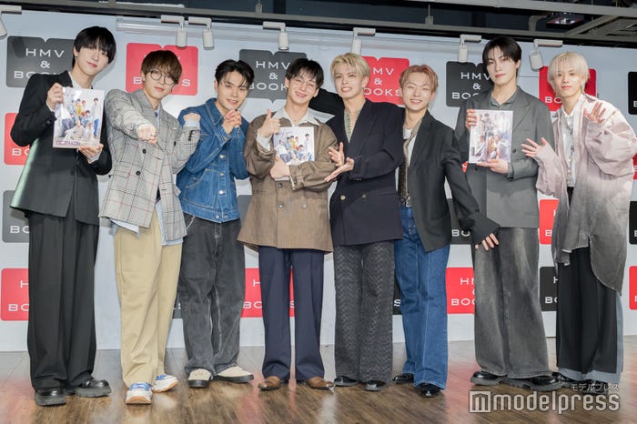 (左から)四谷真佑、高橋わたる、海帆、太田駿静、栗田航兵、古瀬直輝、西島蓮汰、小堀柊(C)モデルプレス