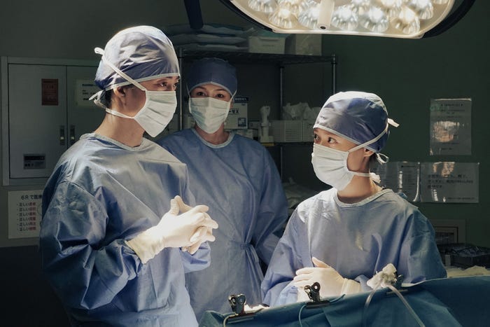 若葉竜也、吉瀬美智子、杉咲花「アンメット ある脳外科医の日記」第3話より(C)カンテレ