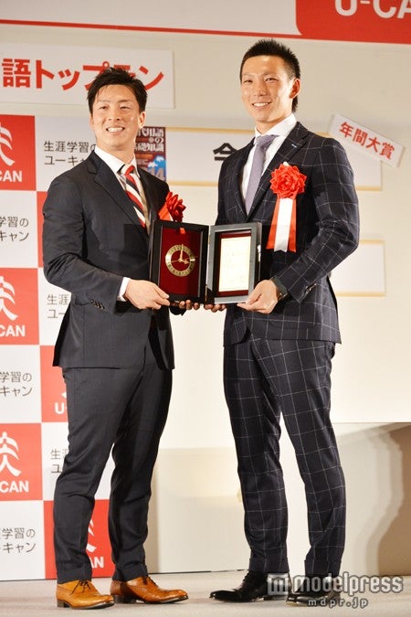 東北楽天ゴールデンイーグルス・嶋基宏選手（右）と美馬学選手（左）