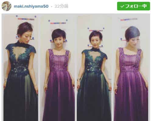 西山茉希、胸元SEXYドレスで3年ぶり「ベストヒット歌謡祭」MC復帰「数ヵ月の緊張感から解き放たれた」