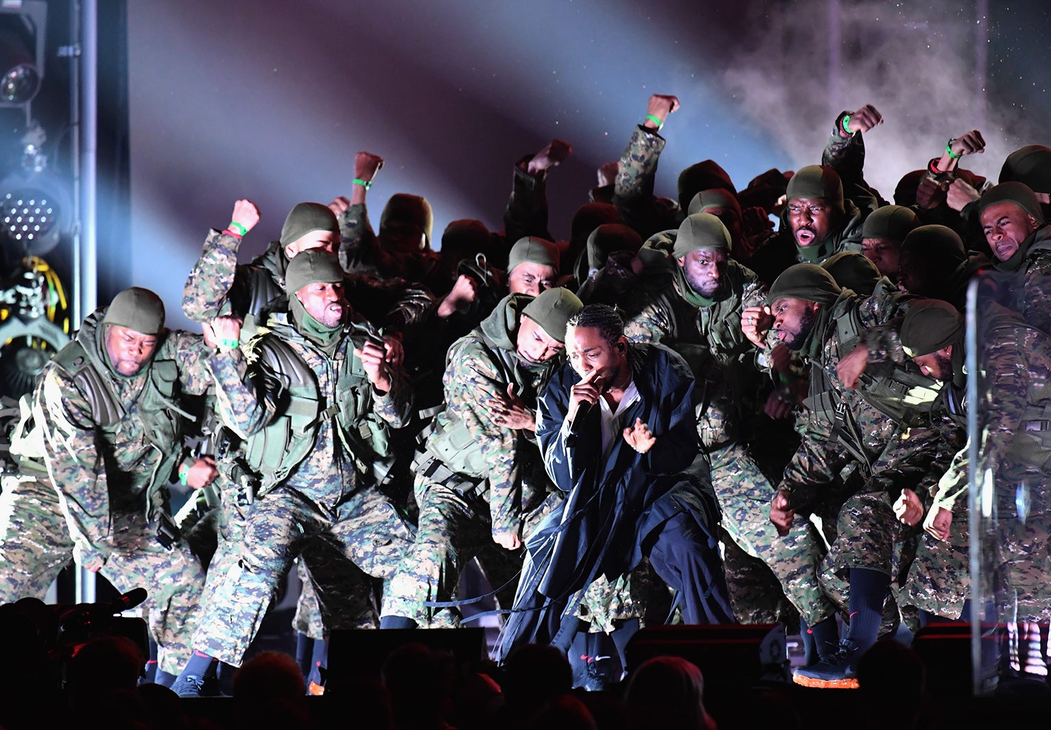 ケンドリック・ラマーのオープニングパフォーマンス（写真：Getty Images）