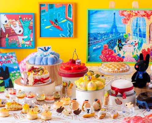 ヒルトン大阪で「リサとガスパール」コラボビュッフェ、絵本の世界観を表現したスイーツ約25種