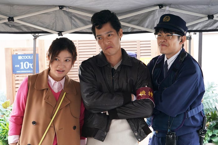 篠原涼子、味方良介、足立英「イップス」第1話より(C)フジテレビ