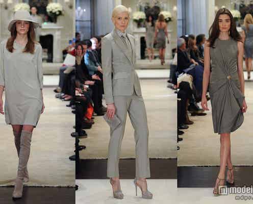 ラルフ ローレン、グラマラスで柔軟なラグジュアリーシルエットを表現 Pre-Fall 2014コレクション
