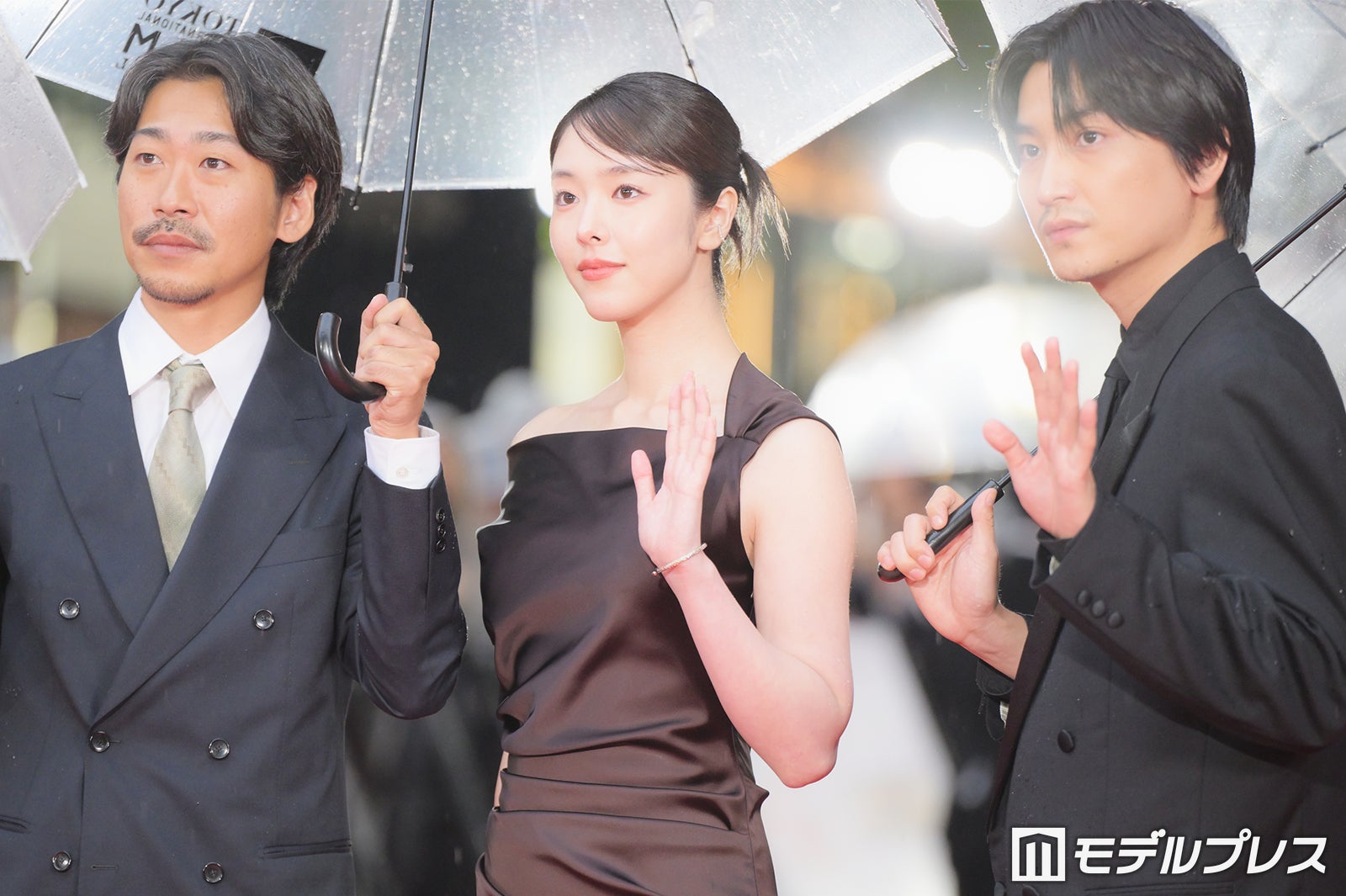 山本英、知英、金子大地（C）モデルプレス