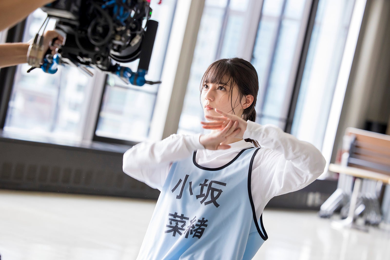 小坂菜緒／コンセプトムービー「推せる自分で、会いに行こう。」メイキングより（提供写真）