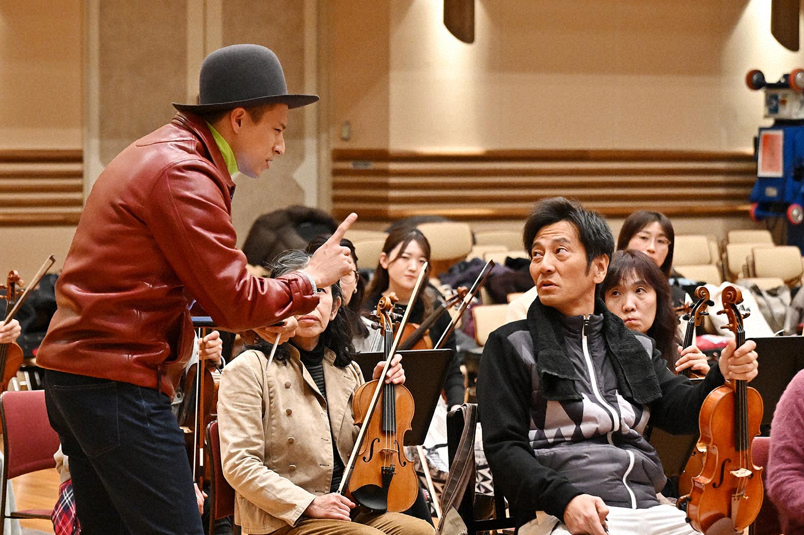 満島真之介、津田寛治「さよならマエストロ～父と私のアパッシオナート～」第6話より（C）TBS