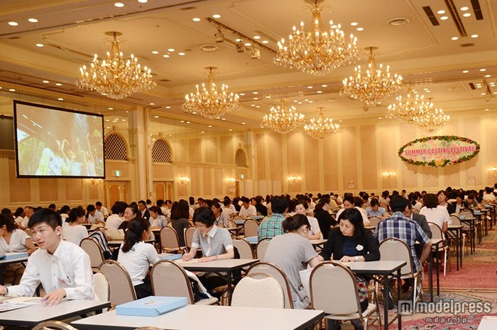 面接会会場の様子