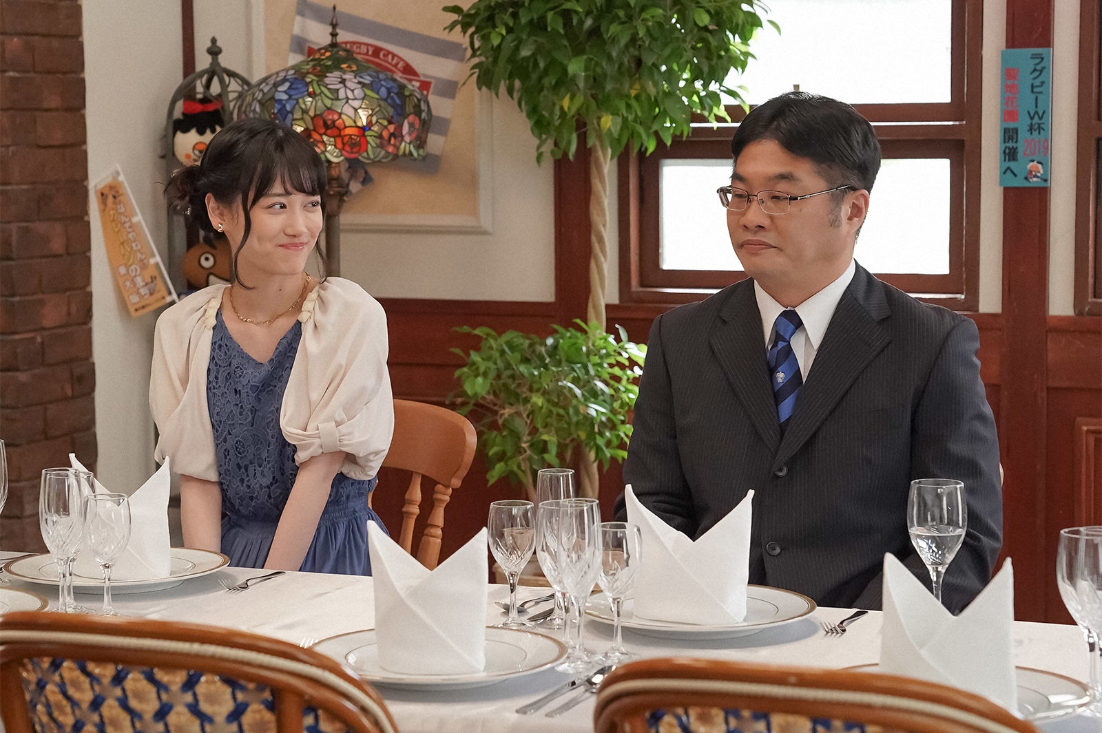 山下美月、松尾諭／「舞いあがれ！」第83話（C）NHK