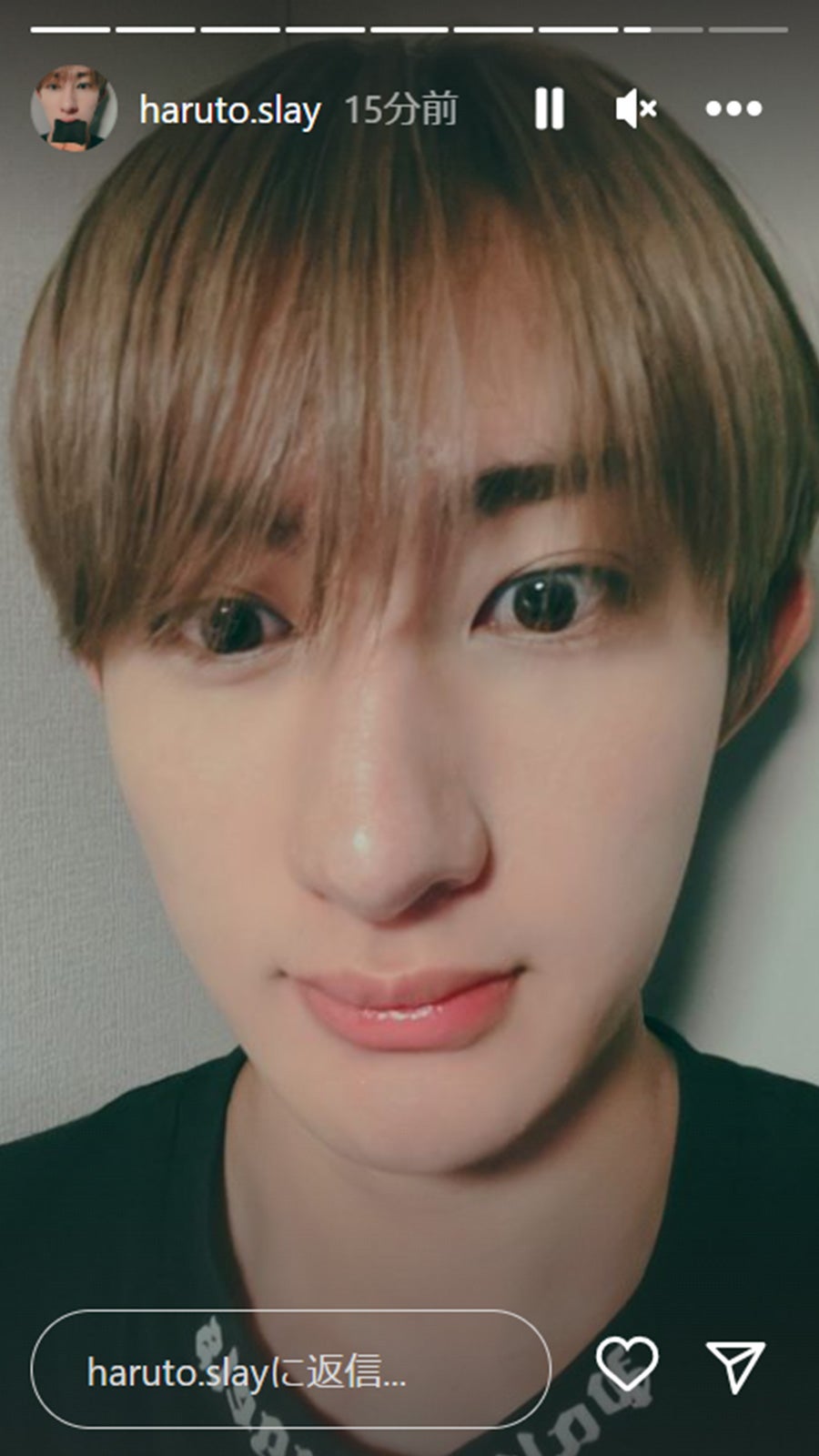 ハルトInstagramストーリーズより