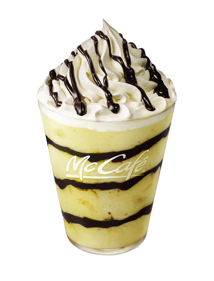 チョコバナナフラッペ/画像提供:日本マクドナルド株式会社