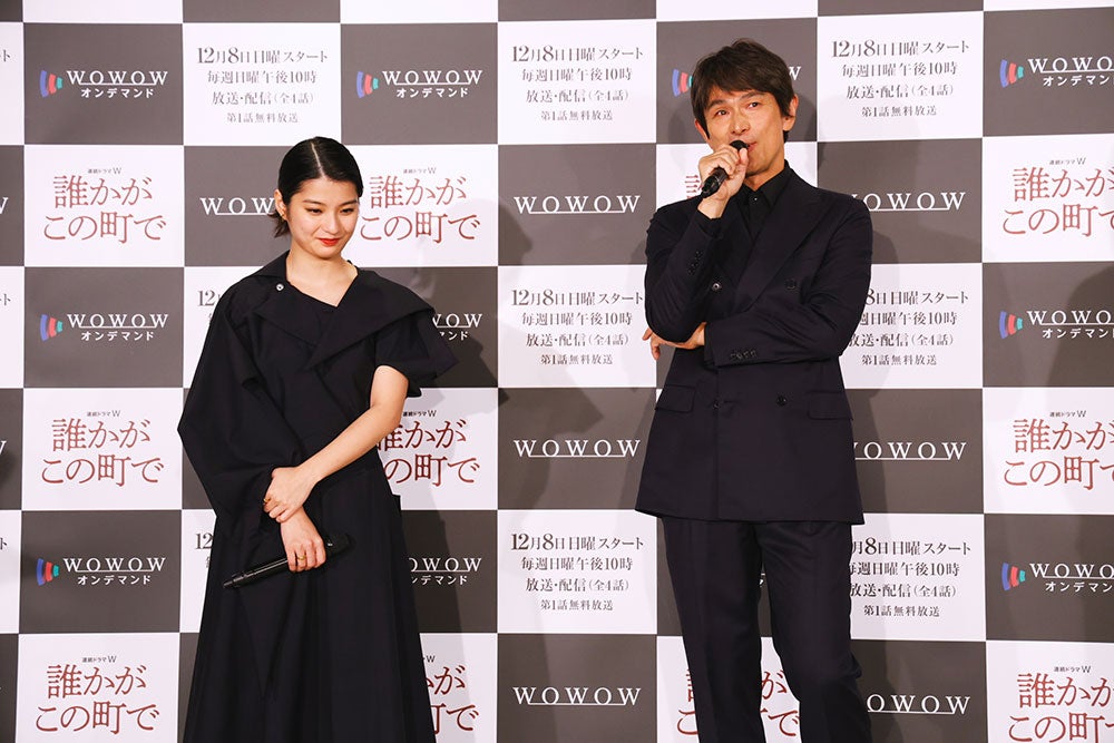 蒔⽥彩珠、江口洋介（C）WOWOW