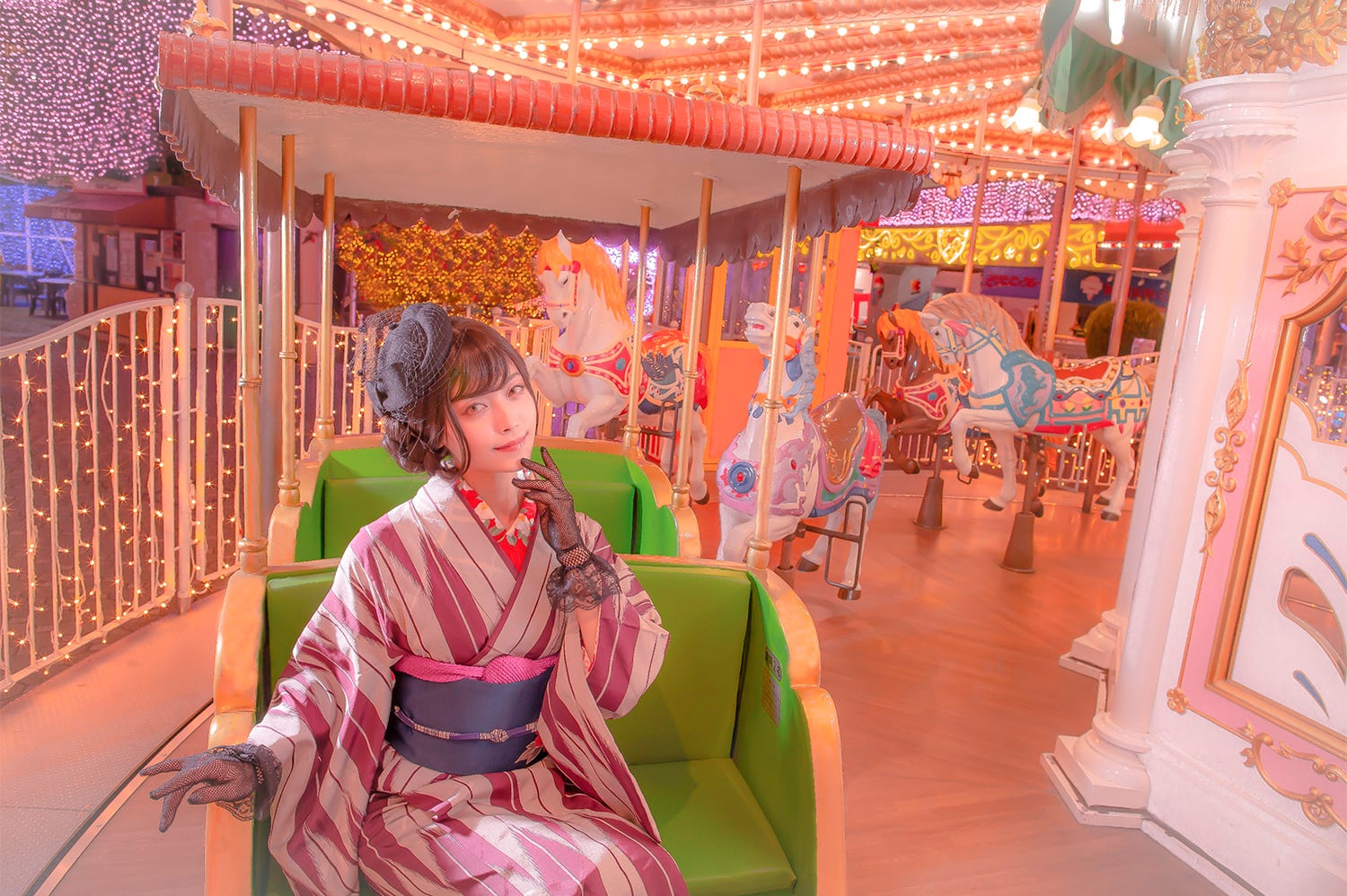 浅草花やしきで特別夜間営業「ルミヤシキ」イルミ×遊園地のフォトジェニックな遊び場