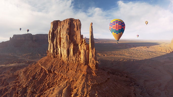 「ソアリン：ファンタスティック・フライト」スクリーンイメージ（C）Disney