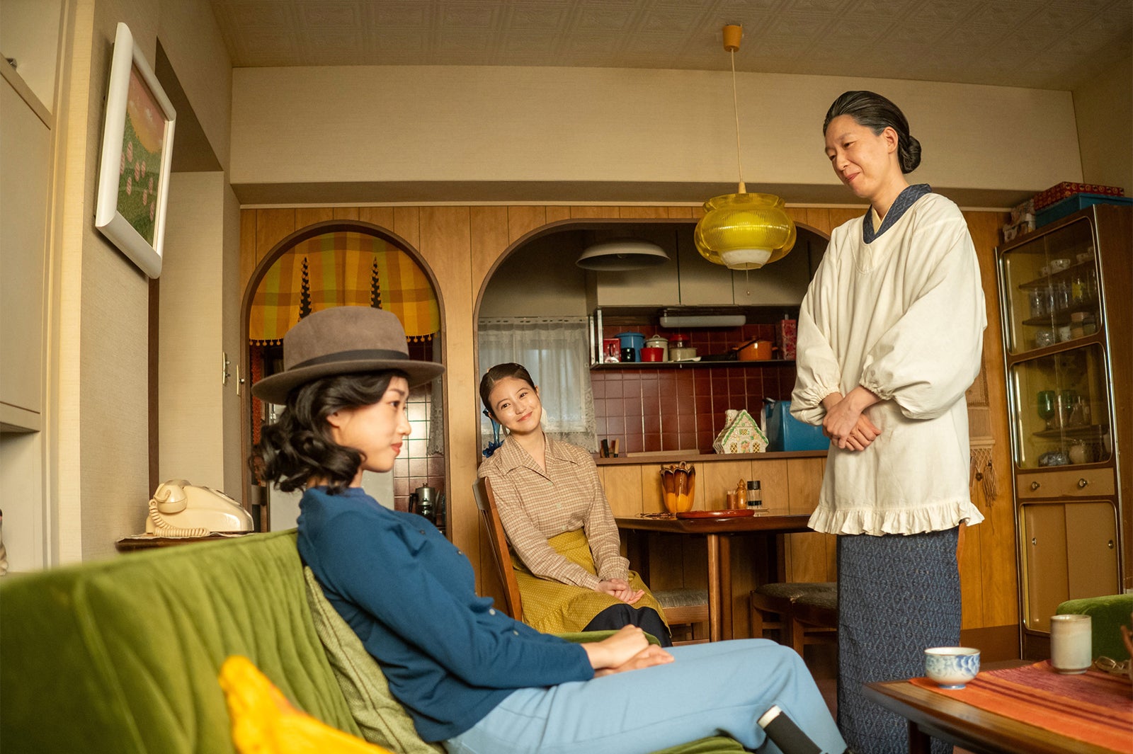 河合優実、今田美桜、江口のりこ「あんぱん」第113話（C）NHK