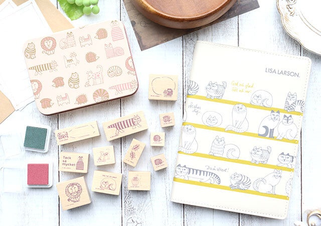 リンネル1月号の付録が可愛すぎて反則！リサ・ラーソンの木製スタンプ