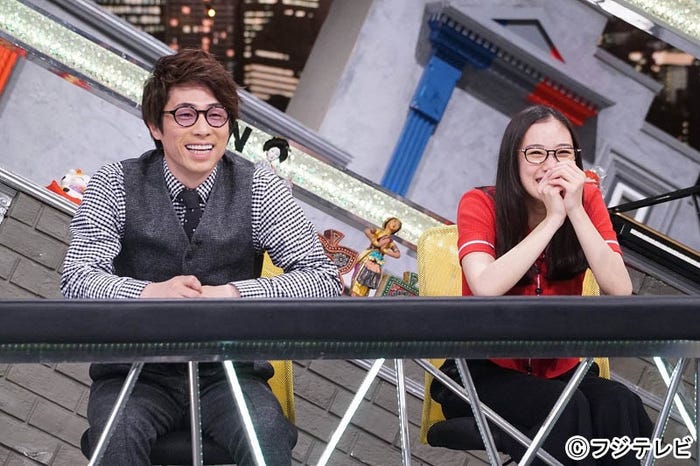 田村淳(ロンドンブーツ1号2号)、蒼井優/画像提供:フジテレビ