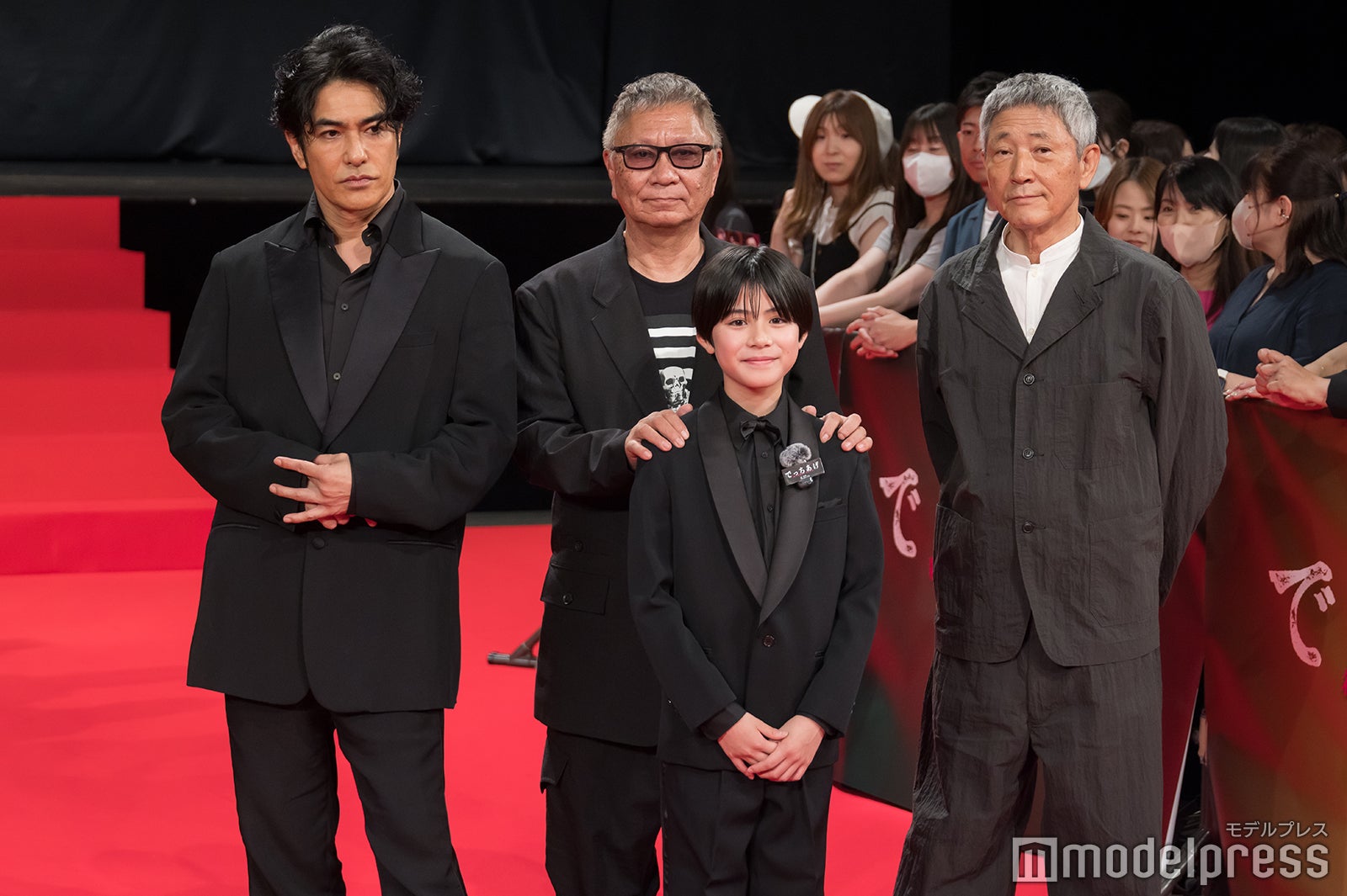 北村一輝、三池崇史監督、三浦綺羅、小林薫（C）モデルプレス