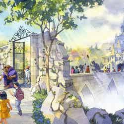 「美女と野獣の城」の外観 （C）Disney