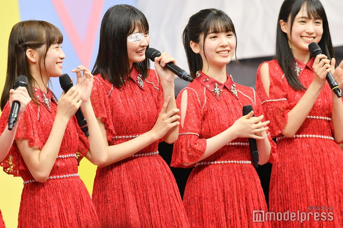 掛橋沙耶香、遠藤さくら、筒井あやめ、賀喜遥香 (C)モデルプレス