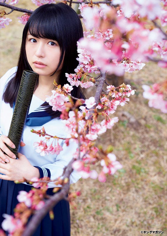 長濱ねる(C)岡本武志/ヤングマガジン