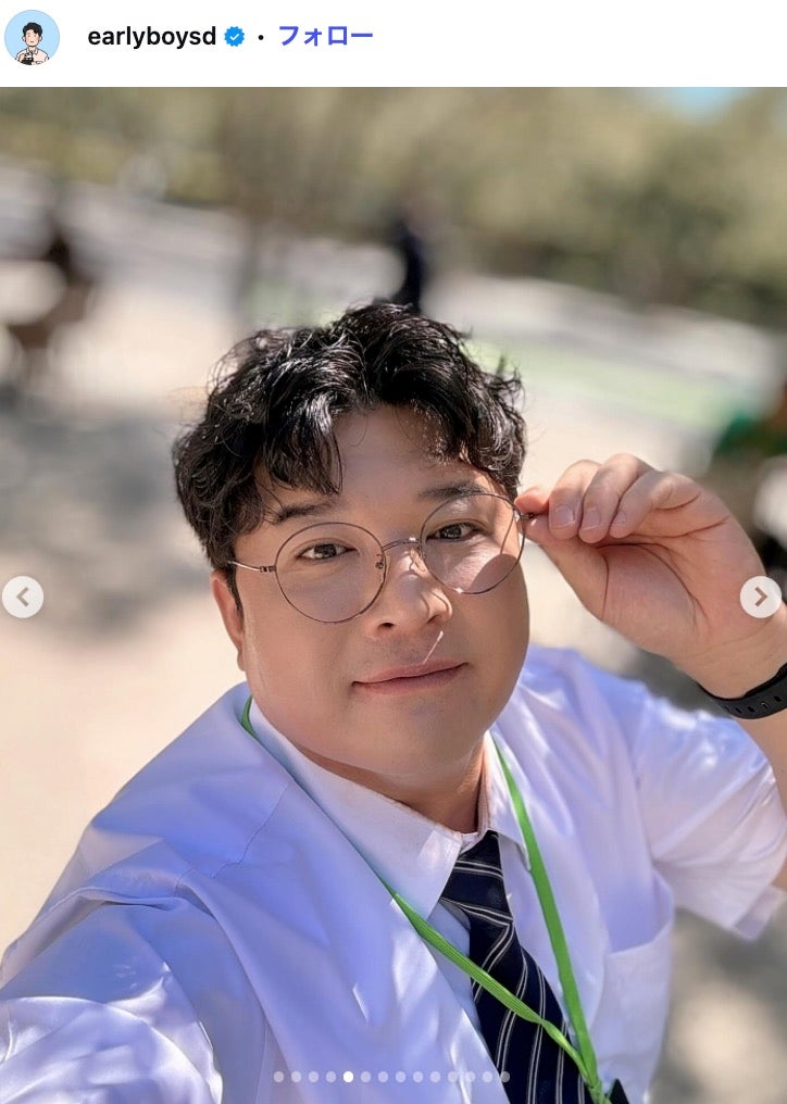 2024年9月のシンドン　シンドンInstagramより