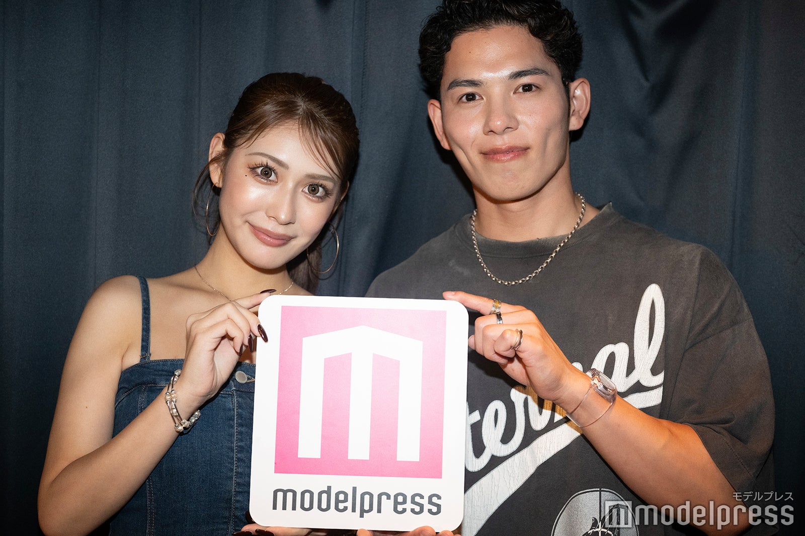 波北かほ、坂川裕大（C）モデルプレス