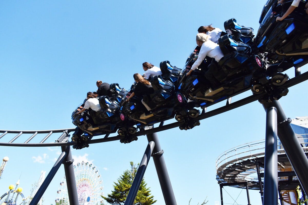 気分爽快なバイクでの前向き走行です
