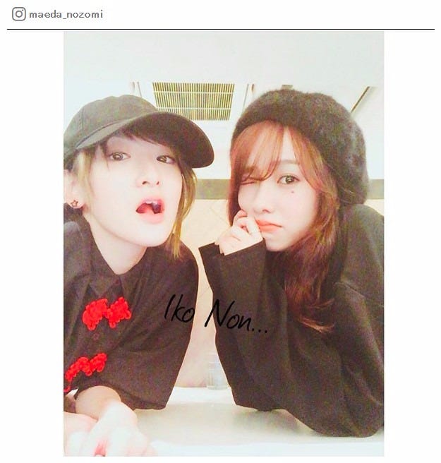 (左から)生駒里奈、前田希美/前田希美Instagramより